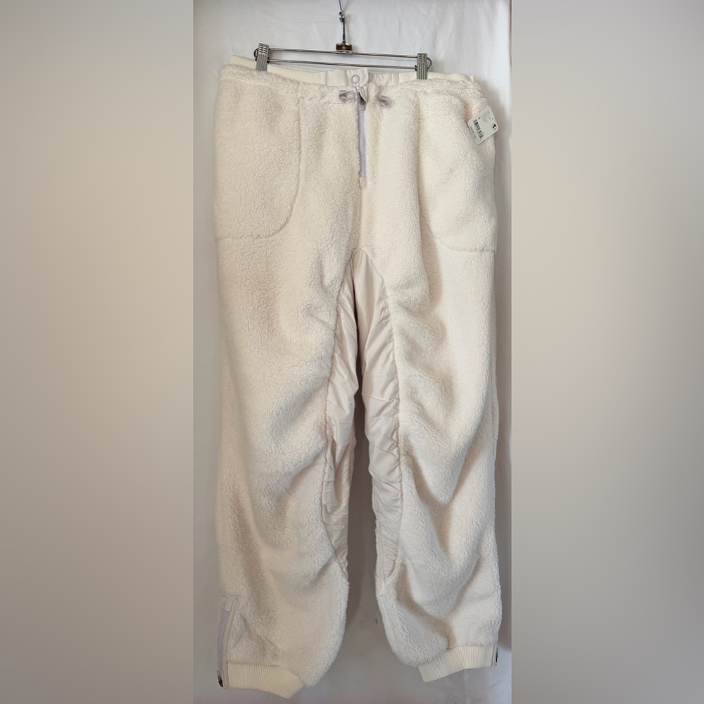 FP Movement by Free People Cream Fleece Joggers
